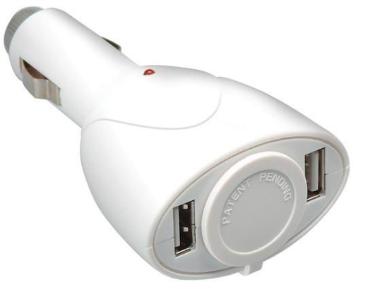 Twee USB-Mini auto laders Cigatette aansteker batterij voor Automoboile en Home