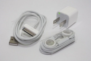 12V witte Draagbare Lader 6 van de Auto van de Elektronika USB de Uitrusting van de Kabel van Adapters voor iPhone 4